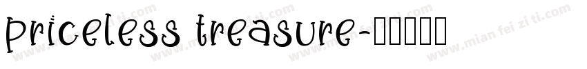 priceless treasure字体转换